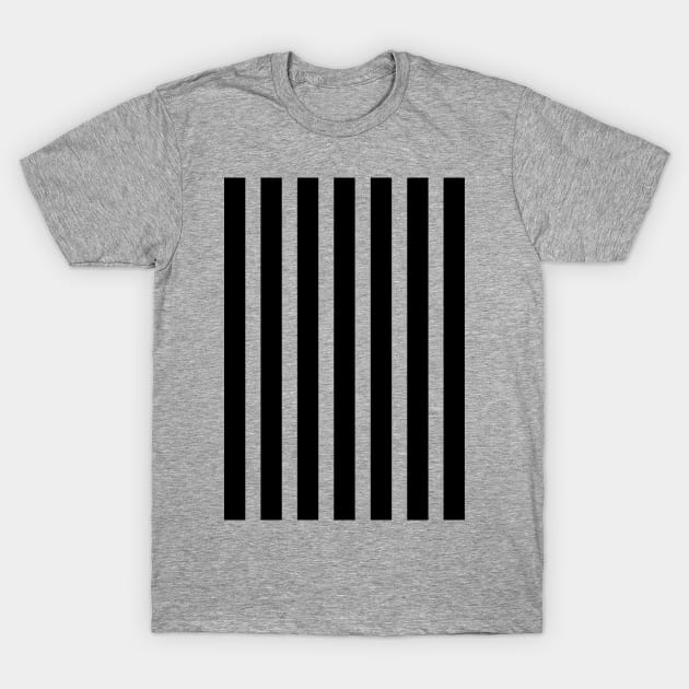 Black and White Stripes T-Shirt by ArtedPool